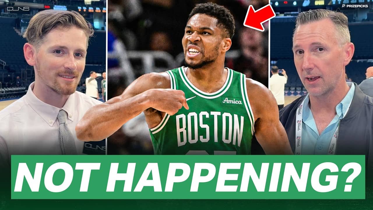Sam Amick Gives UPDATE on Jaylen Brown and Giannis Antetokounmpo Trade Talks