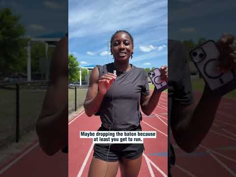 Be honest โฆ which is worse? Dropping the baton or false starting? ๐ #trackandfield #relay #usatf