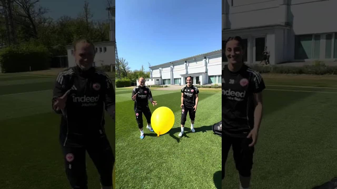 Wie schlagen sich unsere Frauen bei der Balloon Challenge? 🎈🧤