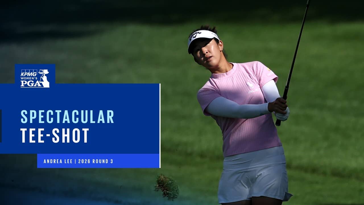 Sprinkler Nearly Causes the Craziest Hole-In-One | 2026 KPMG Women's PGA Championship