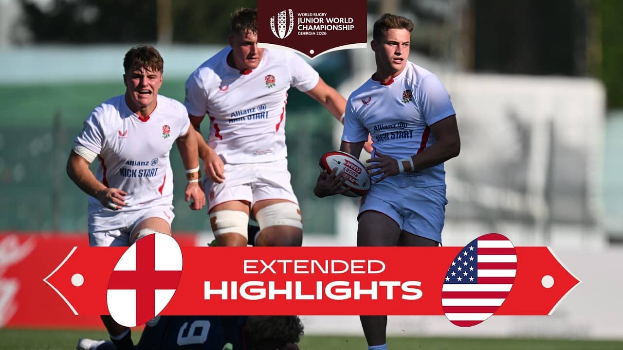 16 try THRILLER 👀 | England v USA | Junior World Championships 2026 | Extended Highlights
