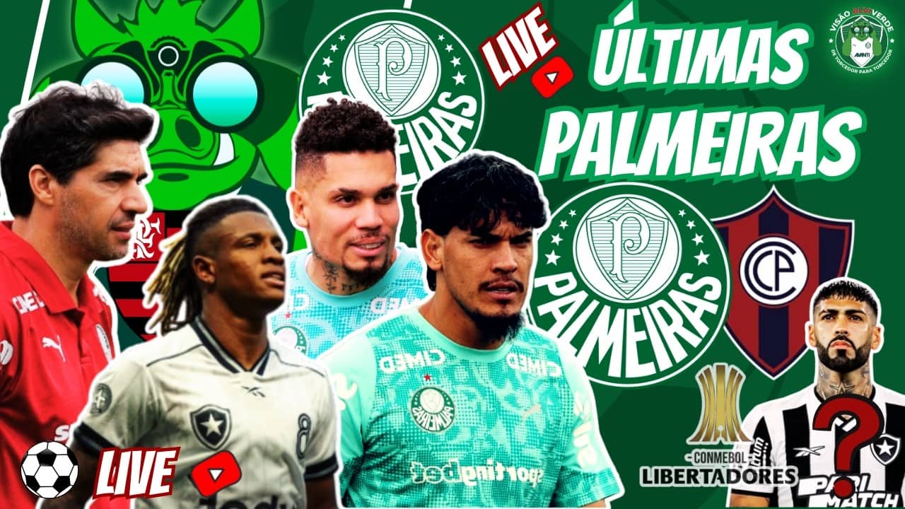 🚨#AOVIVO-PEGA A VISÃO: PALMEIRAS X CERRO PORTEÑO | LIBERTADORES | DANILO | BARBOZA  VAI MELAR?