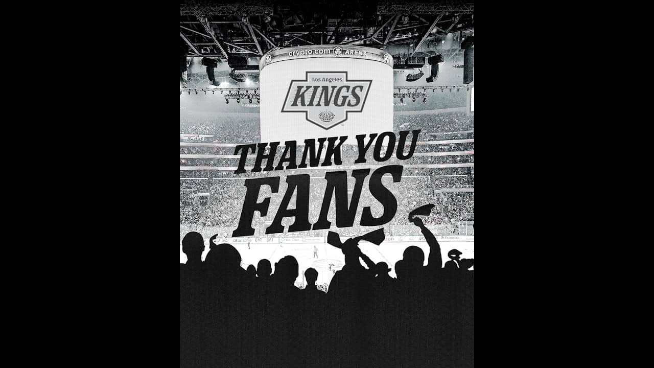 Thank you for your support this season! 🖤 #lakings