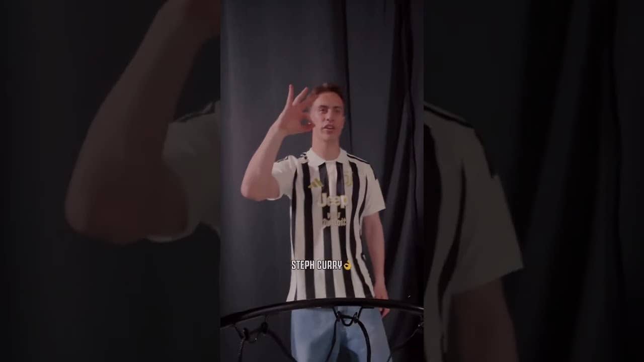 NBA mode on set 🏀⚪️⚫️ | #juventus #newkit #shorts