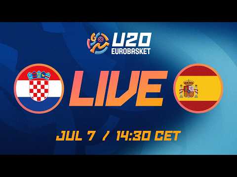 LIVE - Croatia v Spain | FIBA U20 Women's EuroBasket 2026 | Group Phase