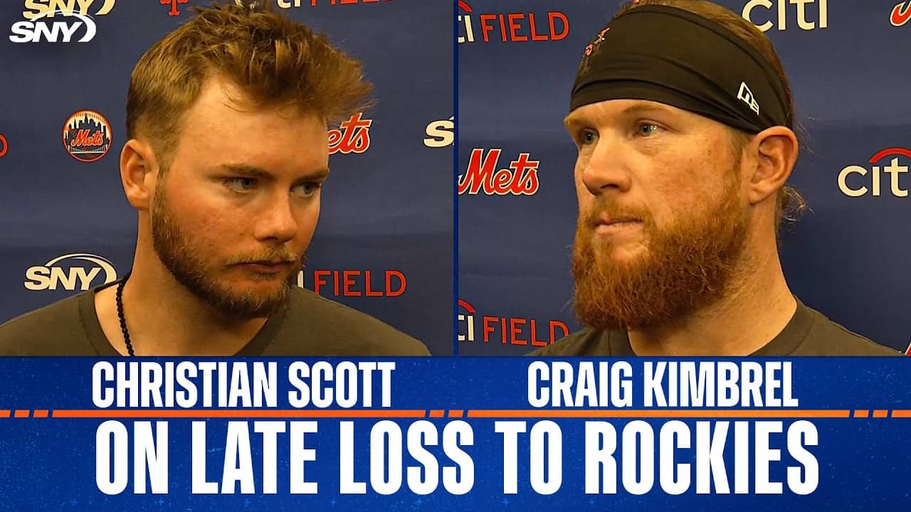 Christian Scott and Craig Kimbrel talk Mets’ late inning loss to Rockies