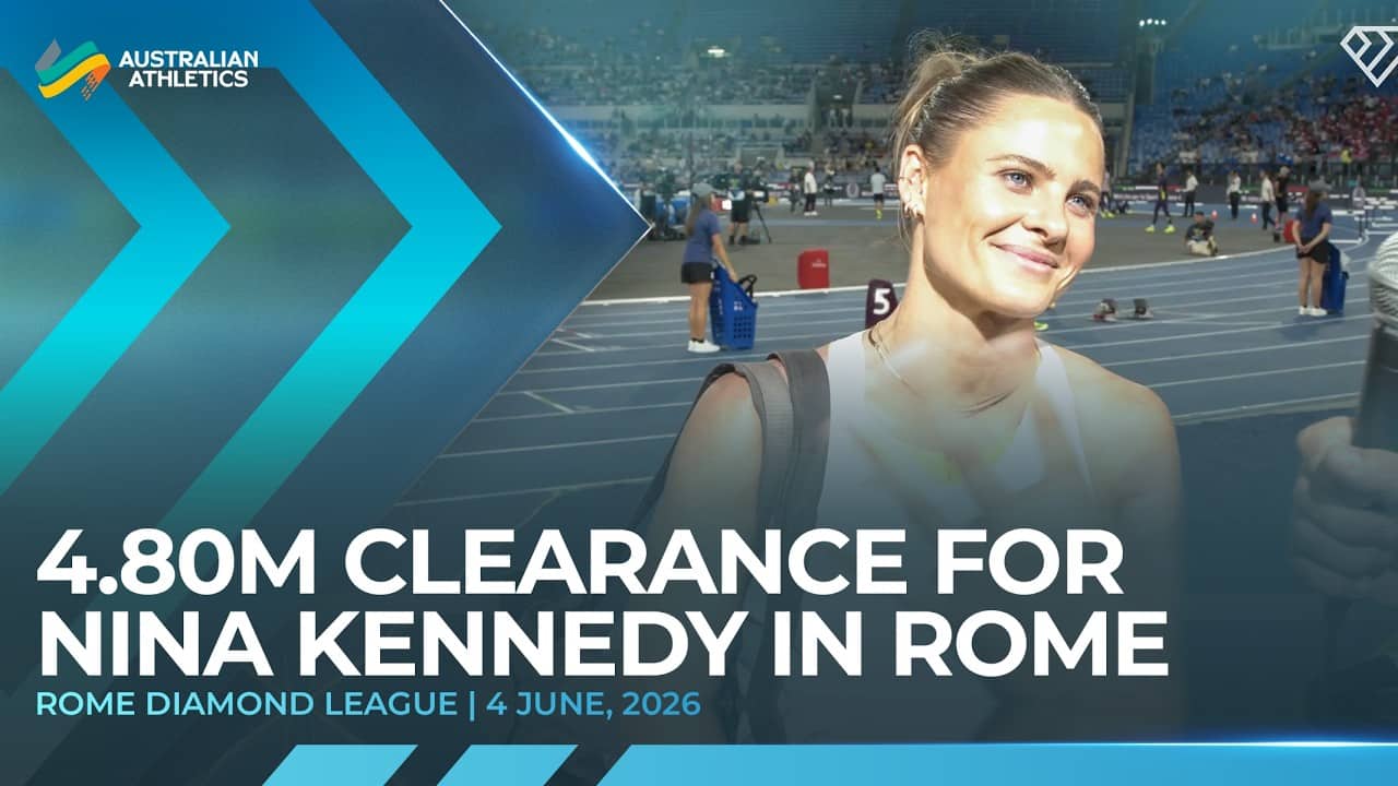 Nina Kennedy places second in her return to Rome | 2026 Rome Diamond League
