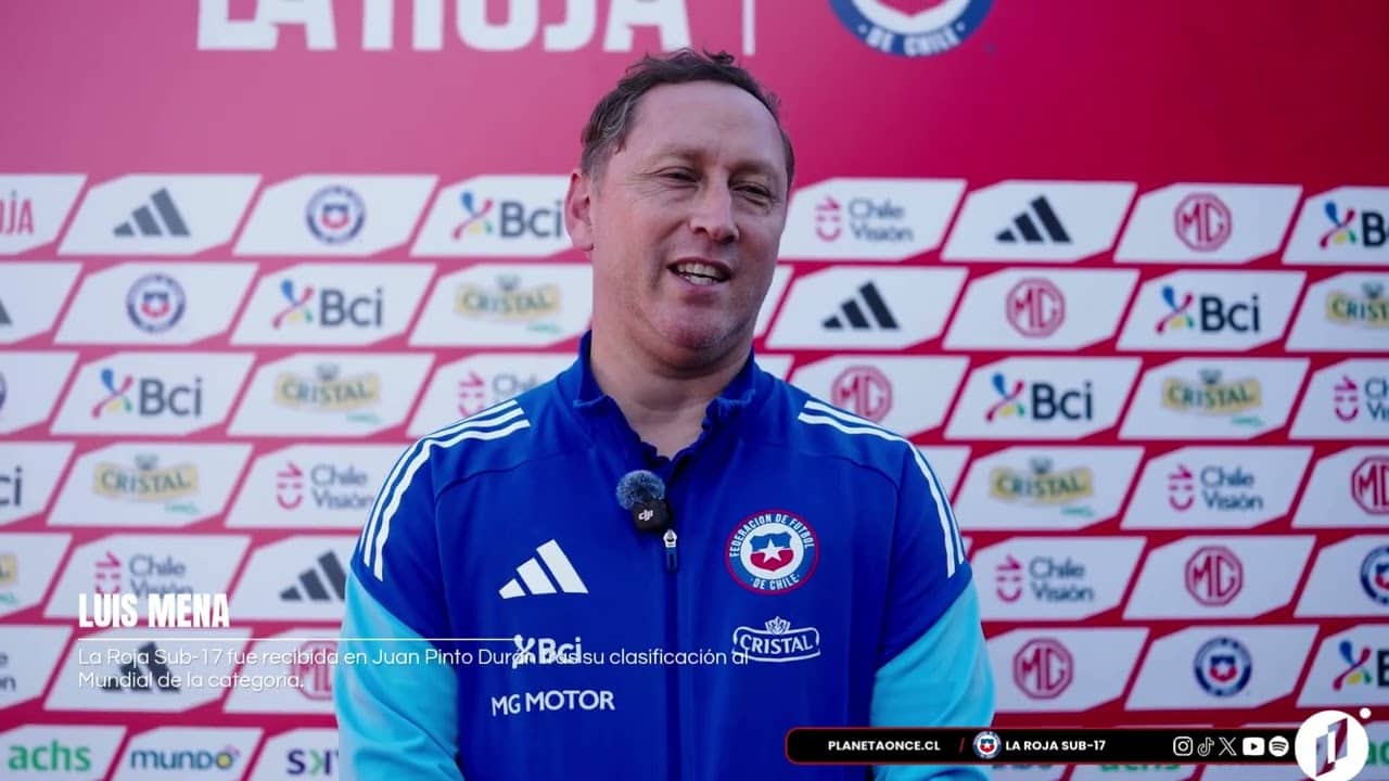 Luis Mena Declaraciones recepción Sub-17 Fem en Juan Pinto Durán luego de clasificar al Mundial 2026