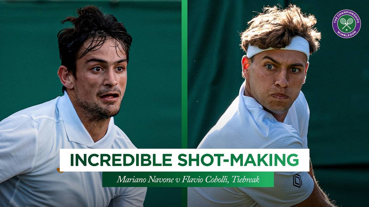 Shot-making EXCELLENCE in tie-break 🤩 | Mariano Navone vs Flavio Cobolli | Wimbledon 2026