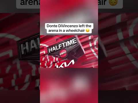 Wishing a speedy recovery for Donte DiVincenzo 💯