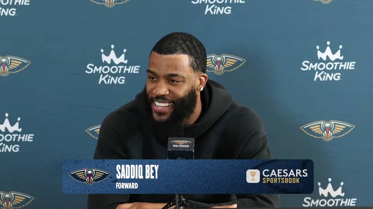 Saddiq Bey | Pelicans End-of-Season Press Conference (2025-26)