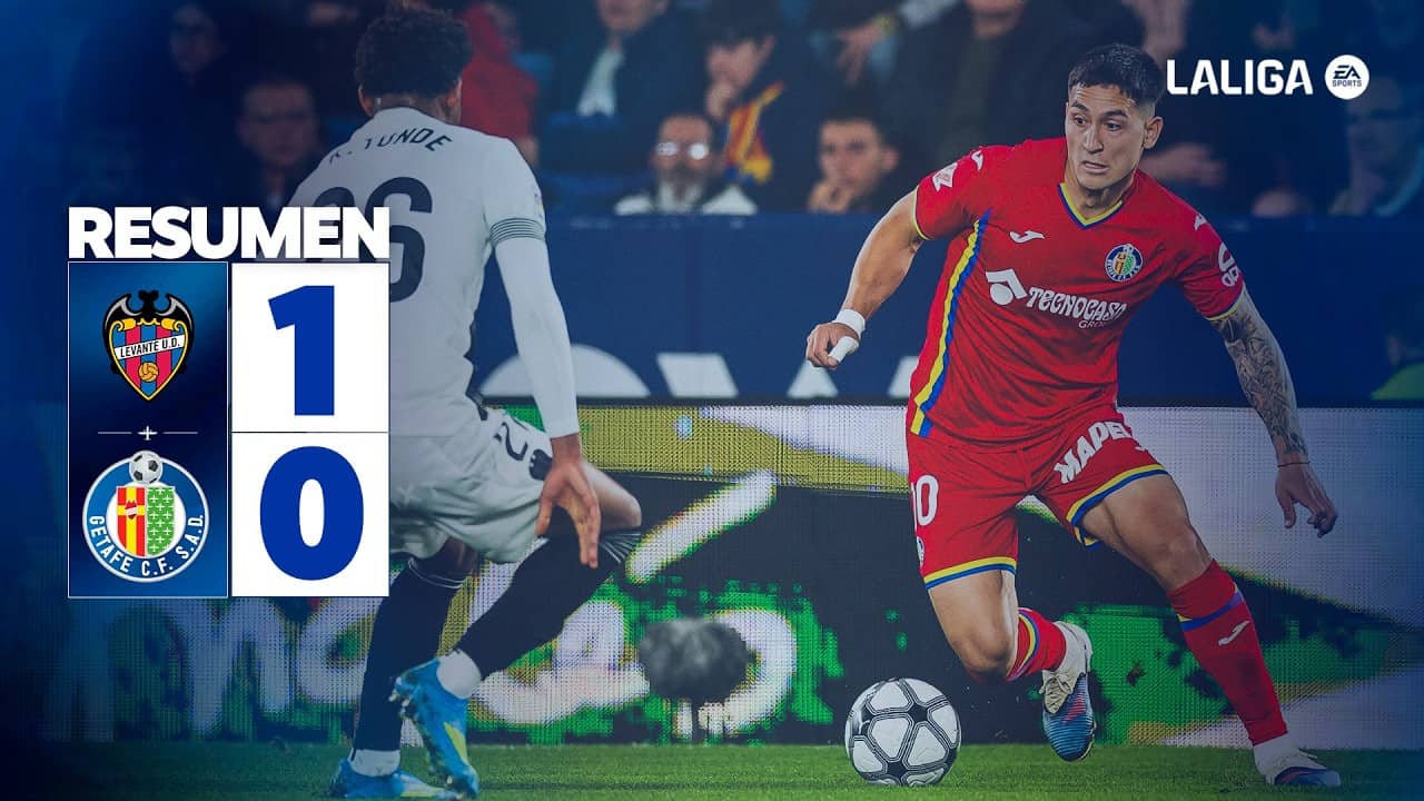 ⚽ LEVANTE UD 1-0 GETAFE C.F. | RESUMEN JORNADA 31 | LALIGA EA SPORTS