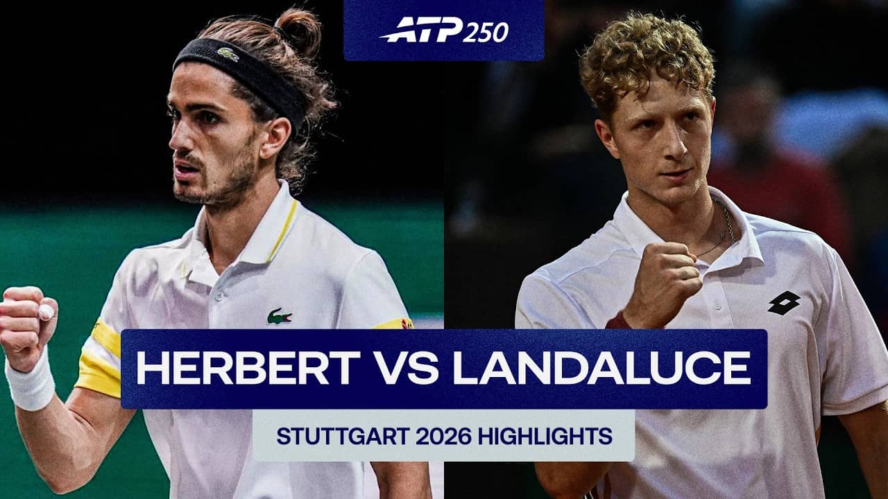 Pierre-Hugues Herbert vs. Martin Landaluce Highlights | Stuttgart 2026 Round 1