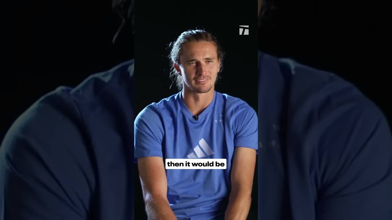Literally and figuratively in his ✨ flow state ✨ #zverev #madrid #tennis #hair #funny #style
