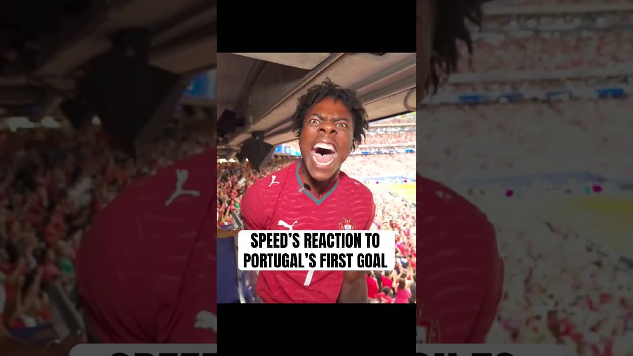 Speed goes WILD for Portugal first World Cup goal 😂🇵🇹