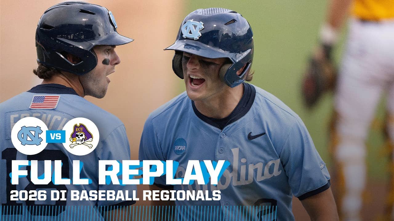 North Carolina vs. East Carolina: 2026 NCAA baseball regional finals | FULL REPLAY