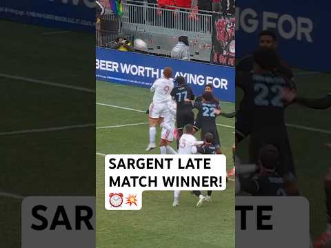Josh Sargent GOT 🆙 for the MATCH WINNER!!
