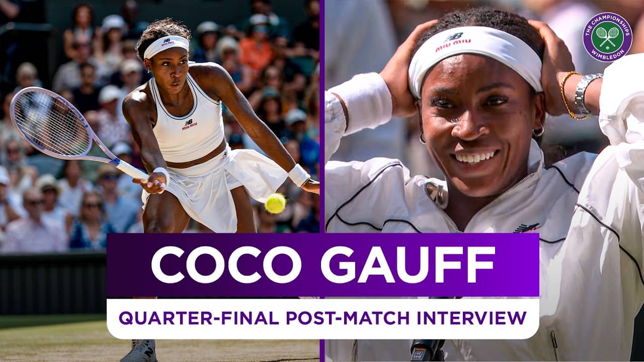 "Pretty insane honestly" | Coco Gauff | Quarter-Finals Post-match Interview | Wimbledon 2026