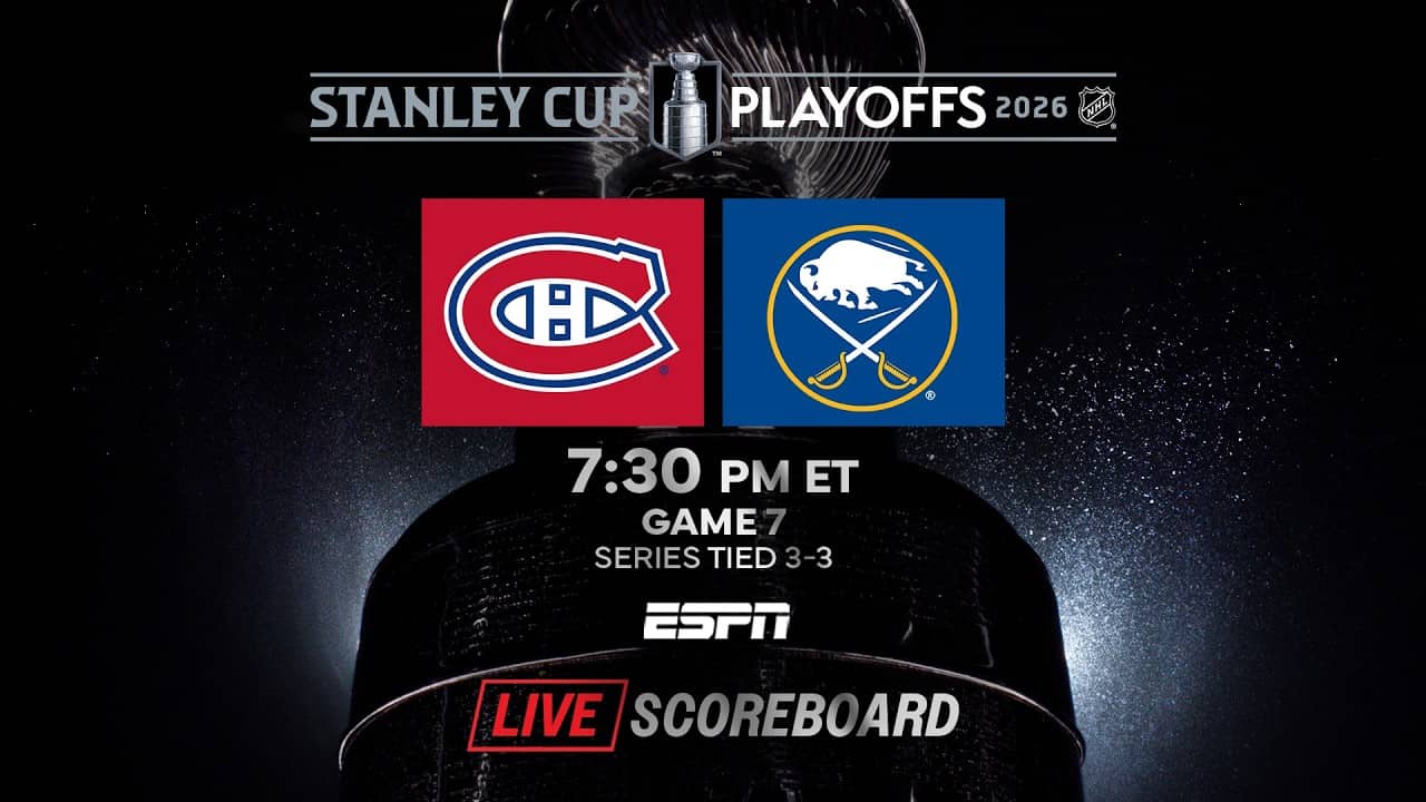 👉 LIVE NHL Stanley Cup Game 7 Sabres vs. Canadiens Playoffs Scoreboard & Chat  5/18 🏒🔥