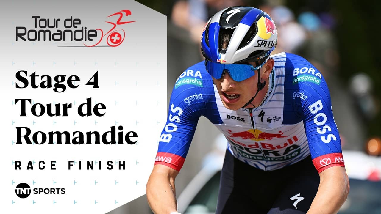 PURE DOMINATION! 🙌 | Men's 2026 Tour de Romandie Stage 4 Final KM's | TNT Sports Cycling
