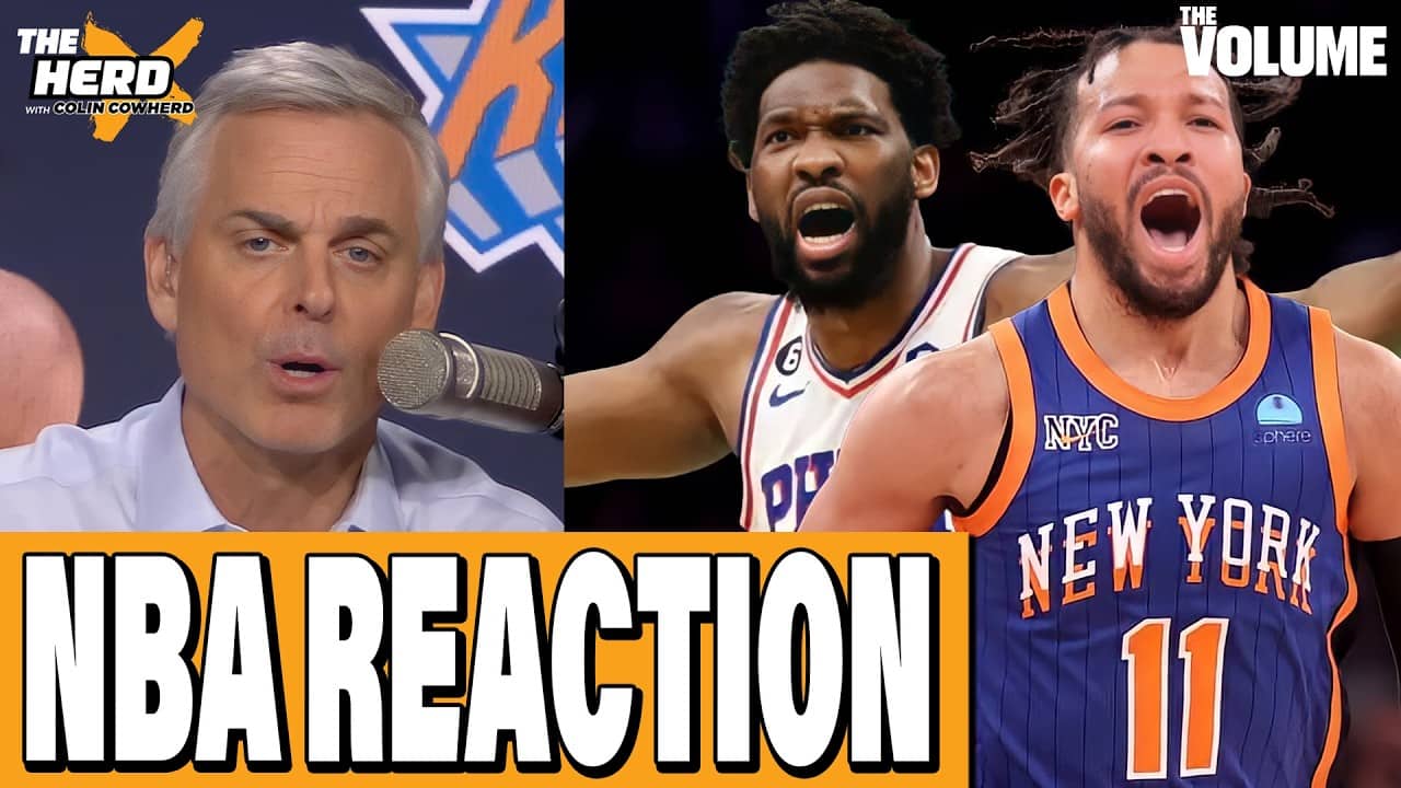NBA Playoff REACTION: Celtics OUT, LeBron-Thunder, TOP 10 Knicks-76ers players | HERD: Colin Cowherd