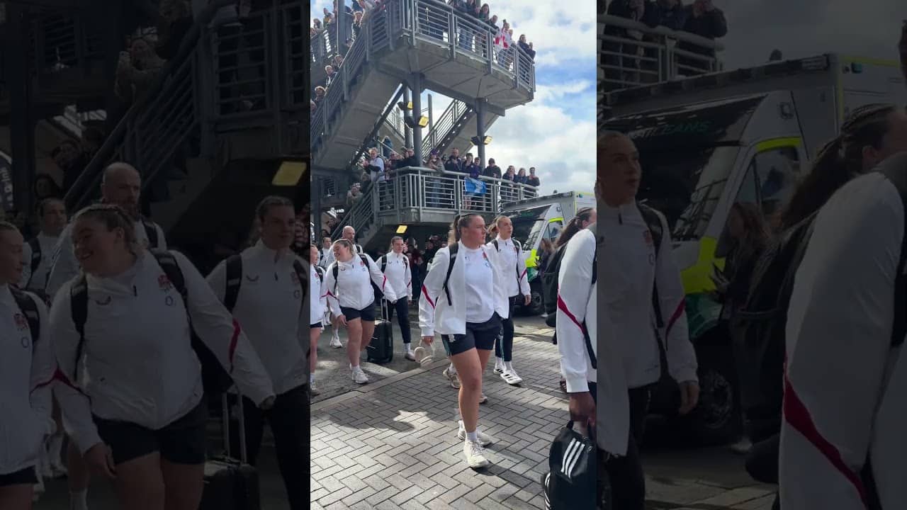 A Murrayfield welcome for the Red Roses 🌹🙌