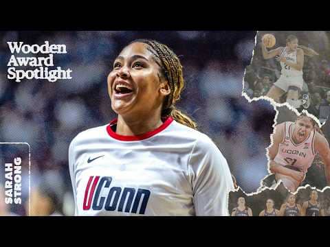 How Sarah Strong found her voice while her game spoke louder than ever | Wooden Award Spotlight
