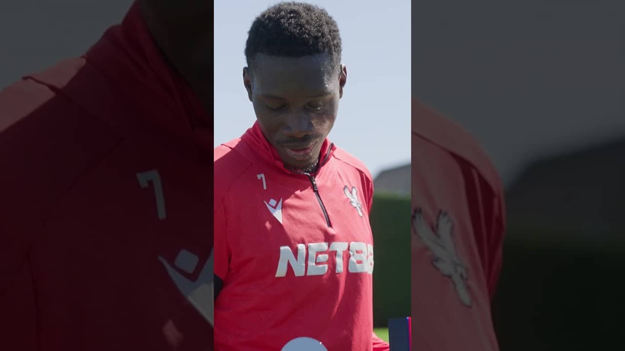 Ismaïla Sarr with the GOTM AND POTM  #crystalpalace
