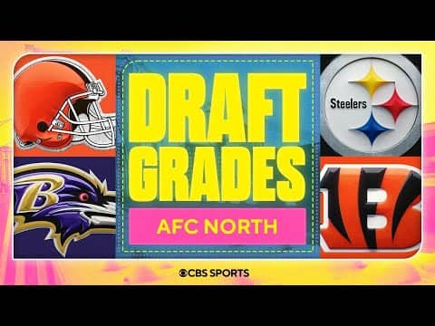 Draft Grades for EACH AFC North team | 2026 NFL Draft