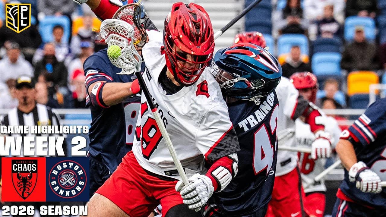 Carolina Chaos vs. Boston Cannons Week 2 Highlights | 2026 Season