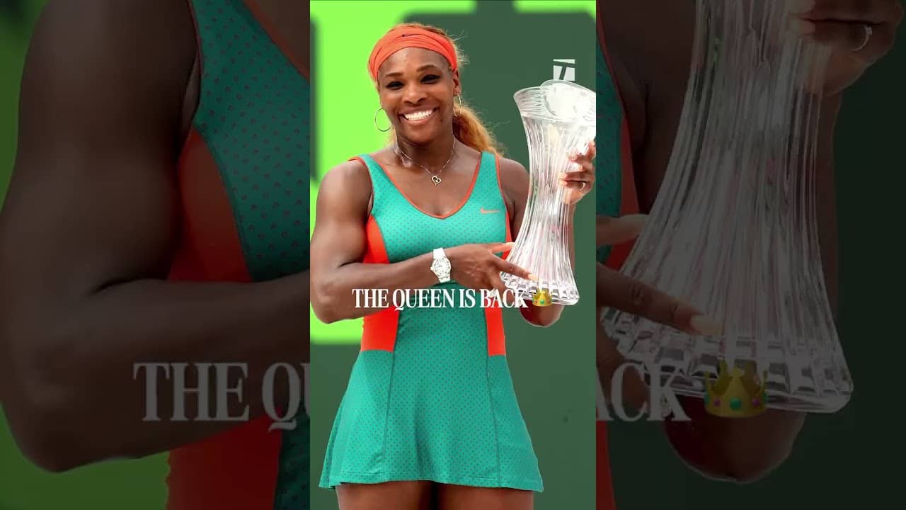 Our App is the only place to watch Serena’s comeback! Stream her at Queen’s Club, June 8-14 👑