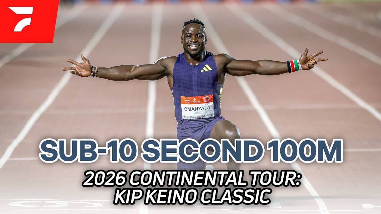 Ferdinand Omanyala STORMS to 100m Win (9.96) at Kip Keino Classic 2026 | Continental Tour Replay