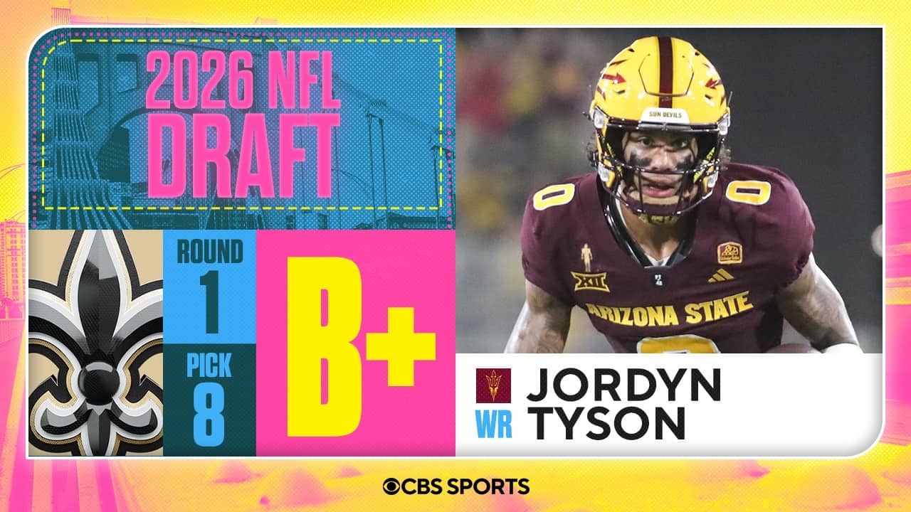 Saints select Jordyn Tyson No. 8 overall | 2026 NFL Draft Grades & Reaction