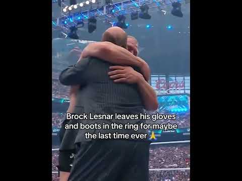 Was this the last match for Brock Lesnar?