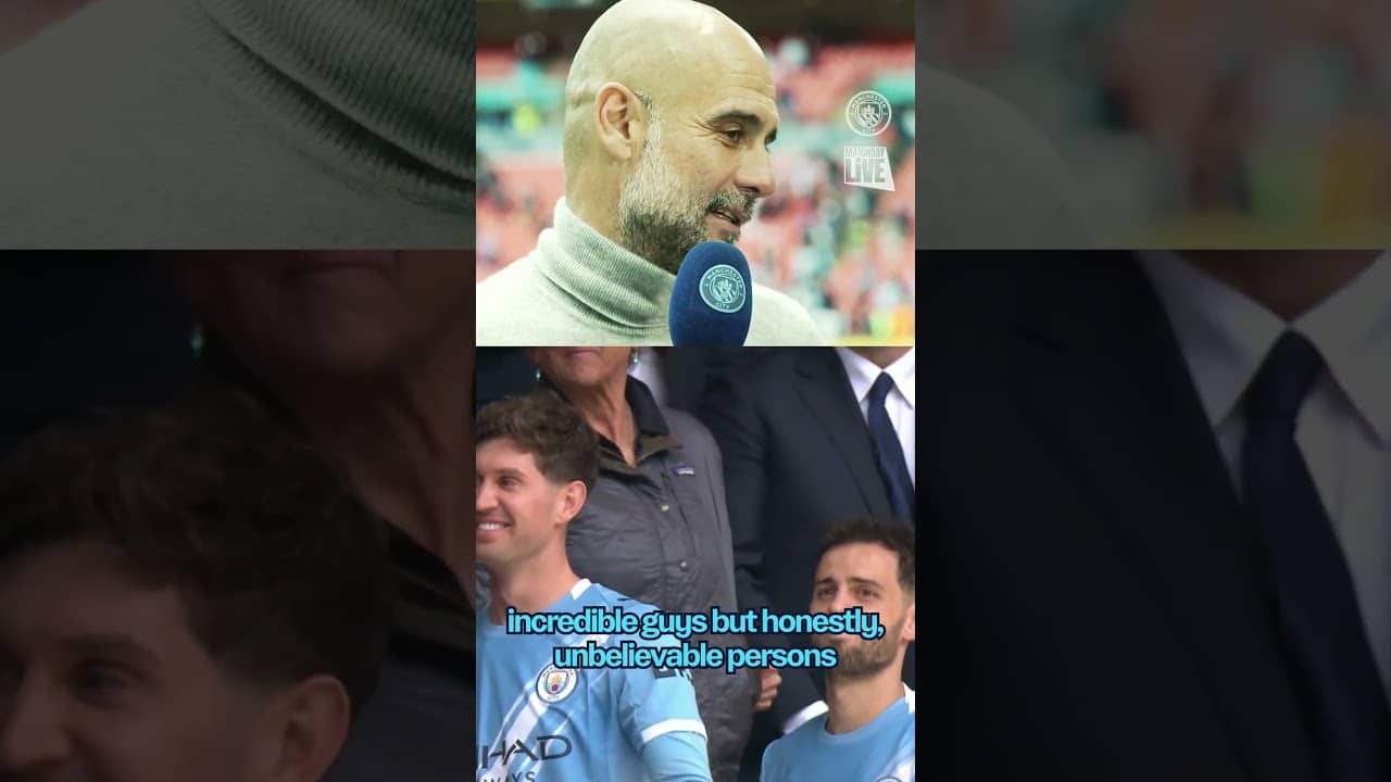 "MASSIVE!" PEP GUARDIOLA PRAISES BERNARDO SILVA & JOHN STONES
