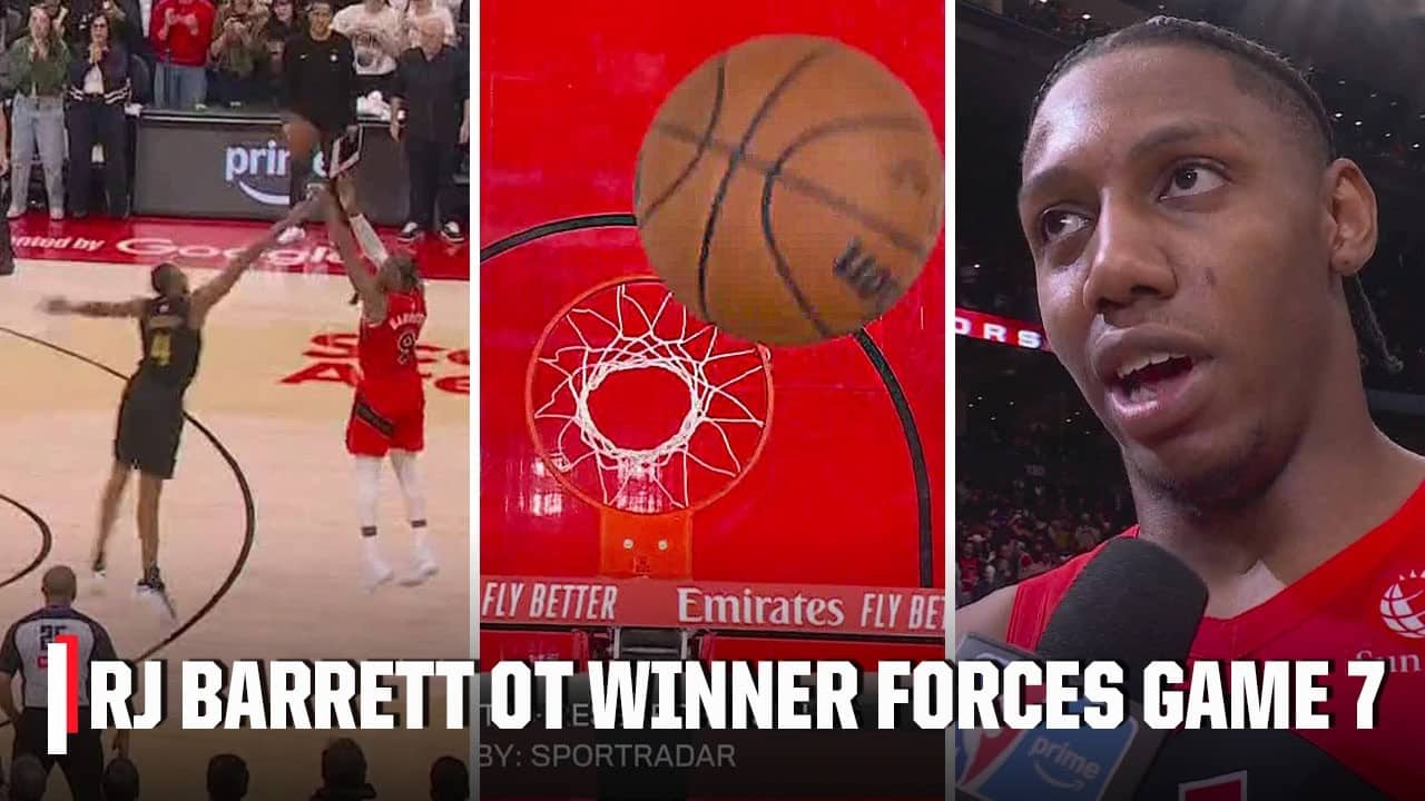 2019 AGAIN!? 😱 RJ BARRETT SINKS GO-AHEAD WINNER TO FORCE GAME 7 🔥 | NBA on ESPN