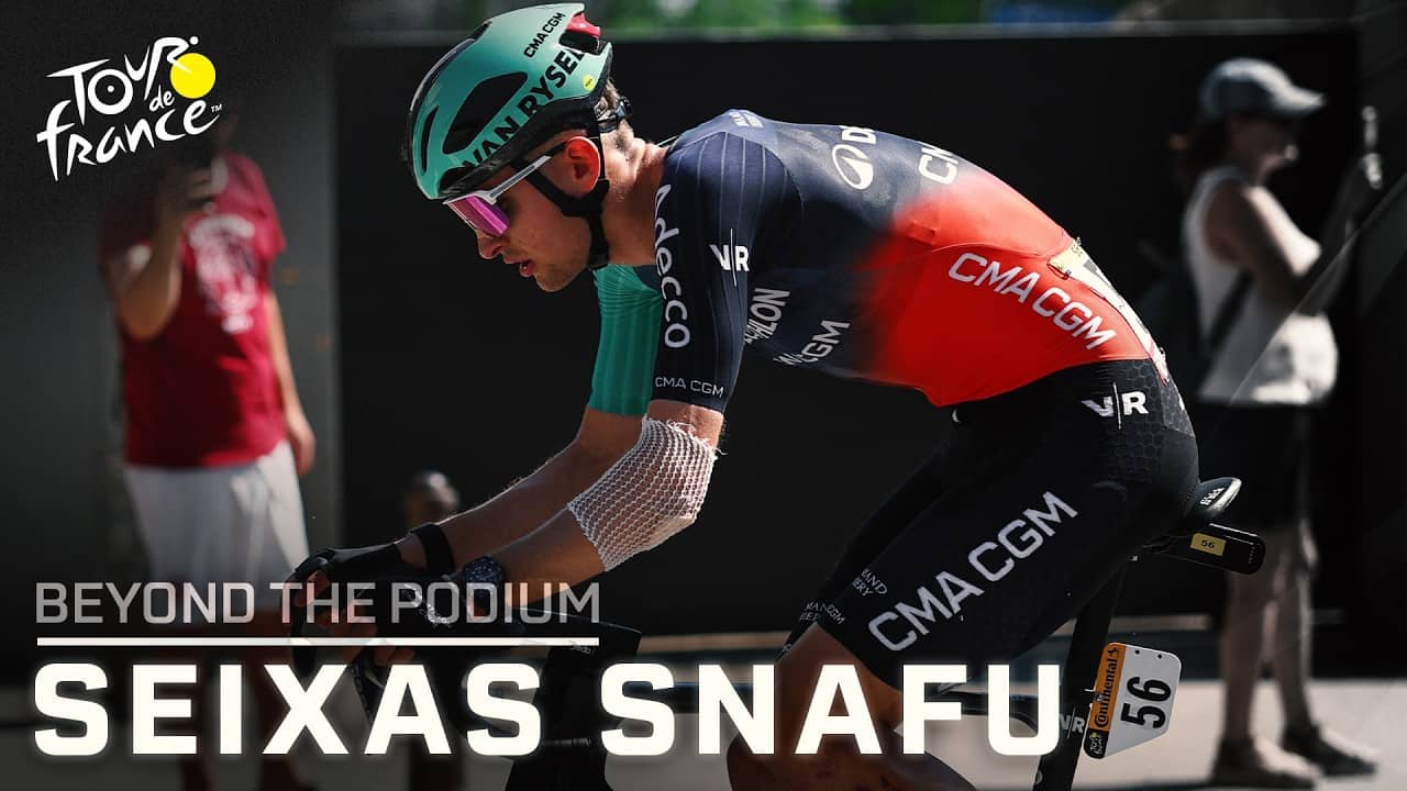 What caused Paul Seixas' bike swap chaos during Tour de France Stage 2? | Beyond the Podium
