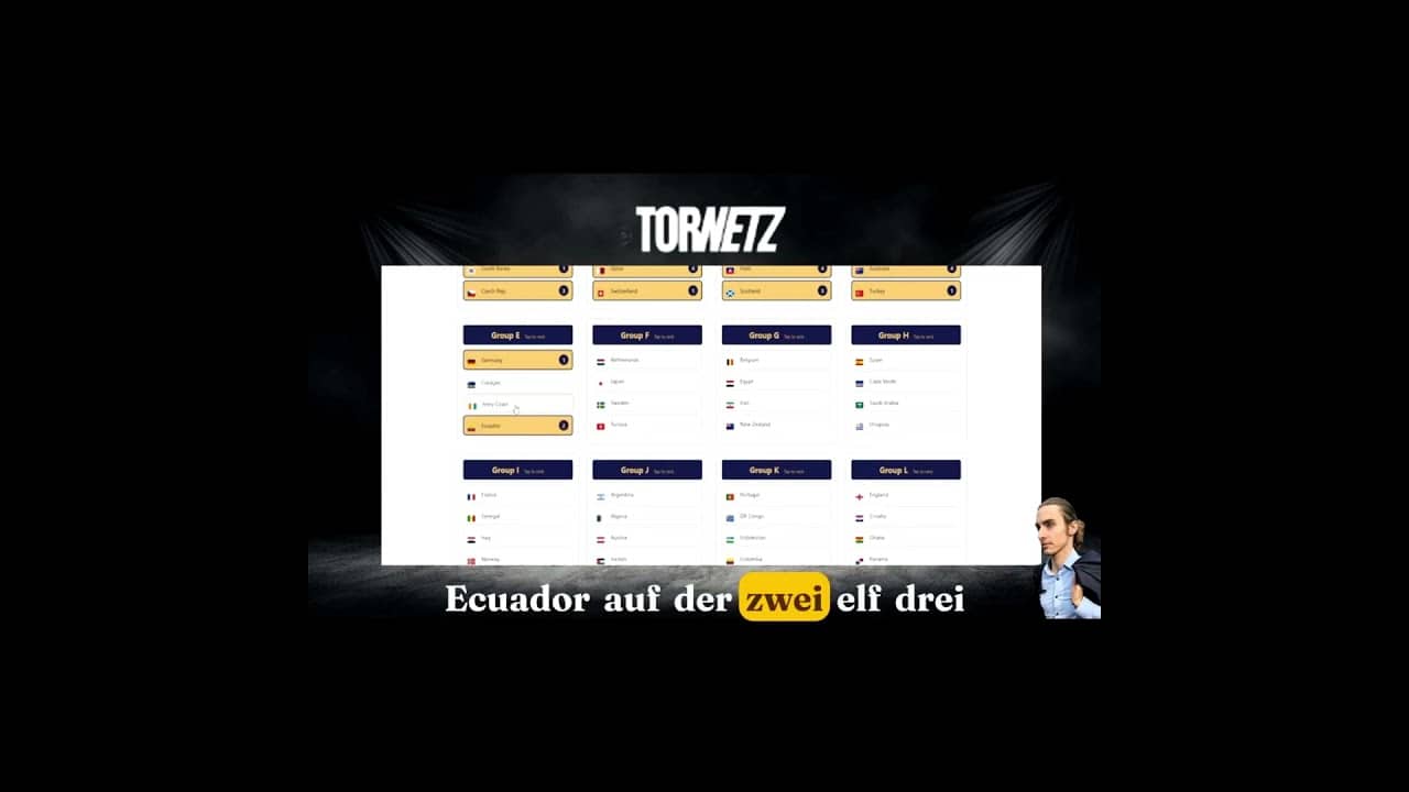 DOme´s TorNetz - WM-Tipps (Heute: Gruppe E) #wc26 #germany #weltmeisterschaft2026