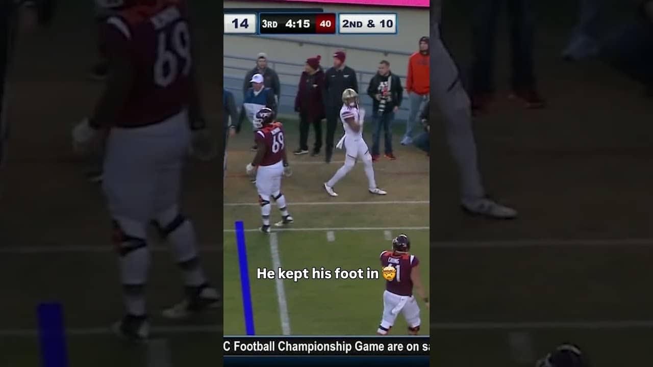 That was elite 🔥 #bostoncollege #accfootball #collegefootball
