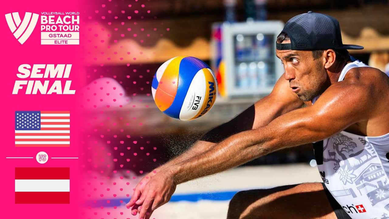 Crabb Tr./Budinger vs. Waller/Pristauz - Semi Final Highlights | Gstaad 2026 #BeachProTour