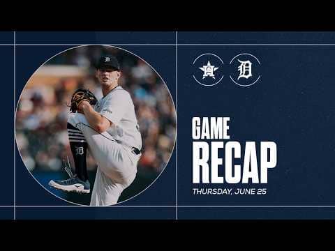 Astros vs. Tigers Highlights | 6/25/26