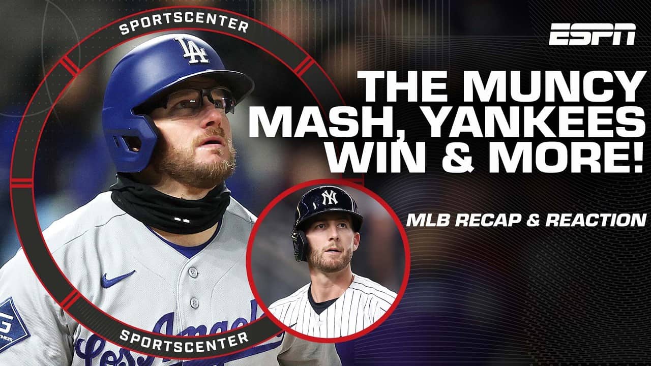 MLB Recap ⚾ Max Muncy's 2 homers and Yankees survive to take series opener vs. Royals | SportsCenter