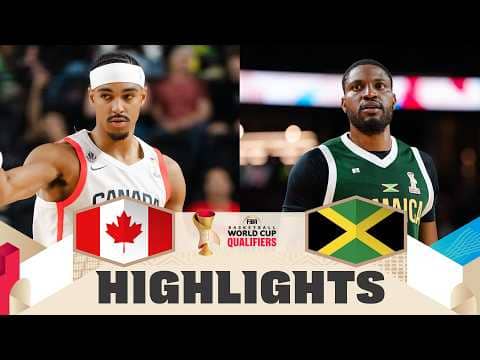 Canada 🇨🇦 v Jamaica 🇯🇲 | Highlights | FIBA Basketball World Cup 2027 Americas Qualifiers