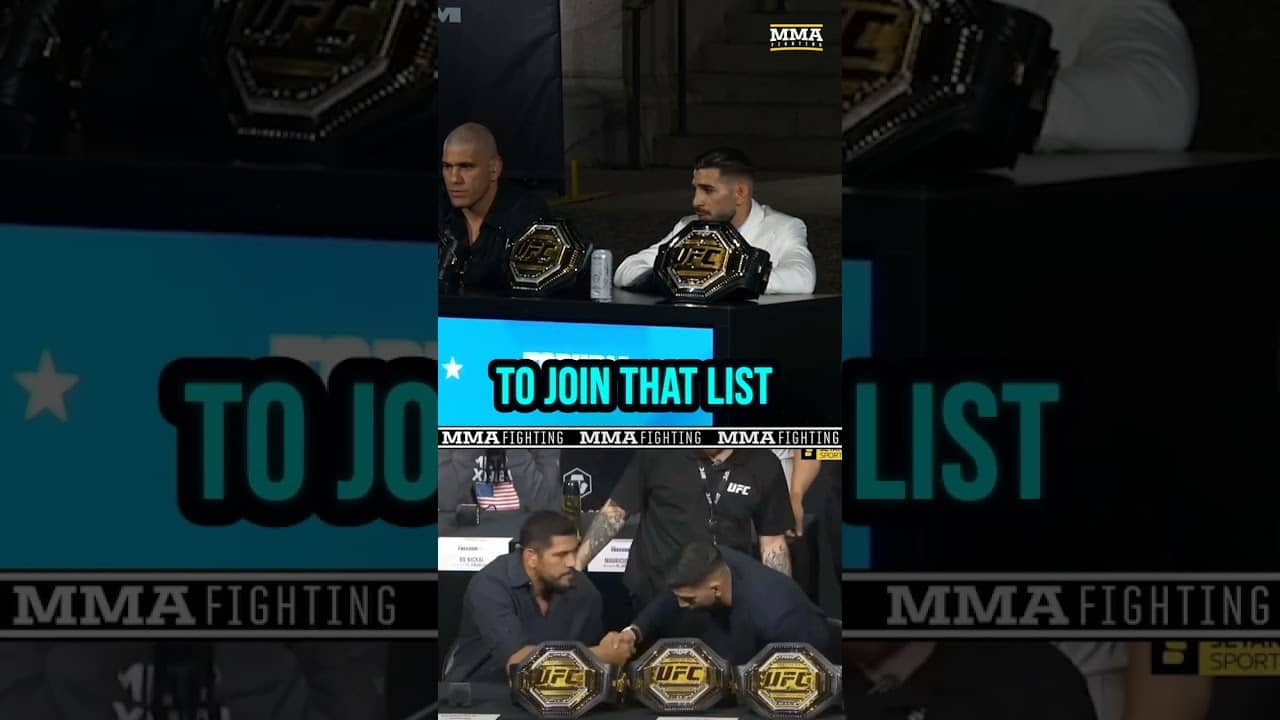 Ilia Topuria says Alex Pereira is already one of the UFC GOATs | UFC White House