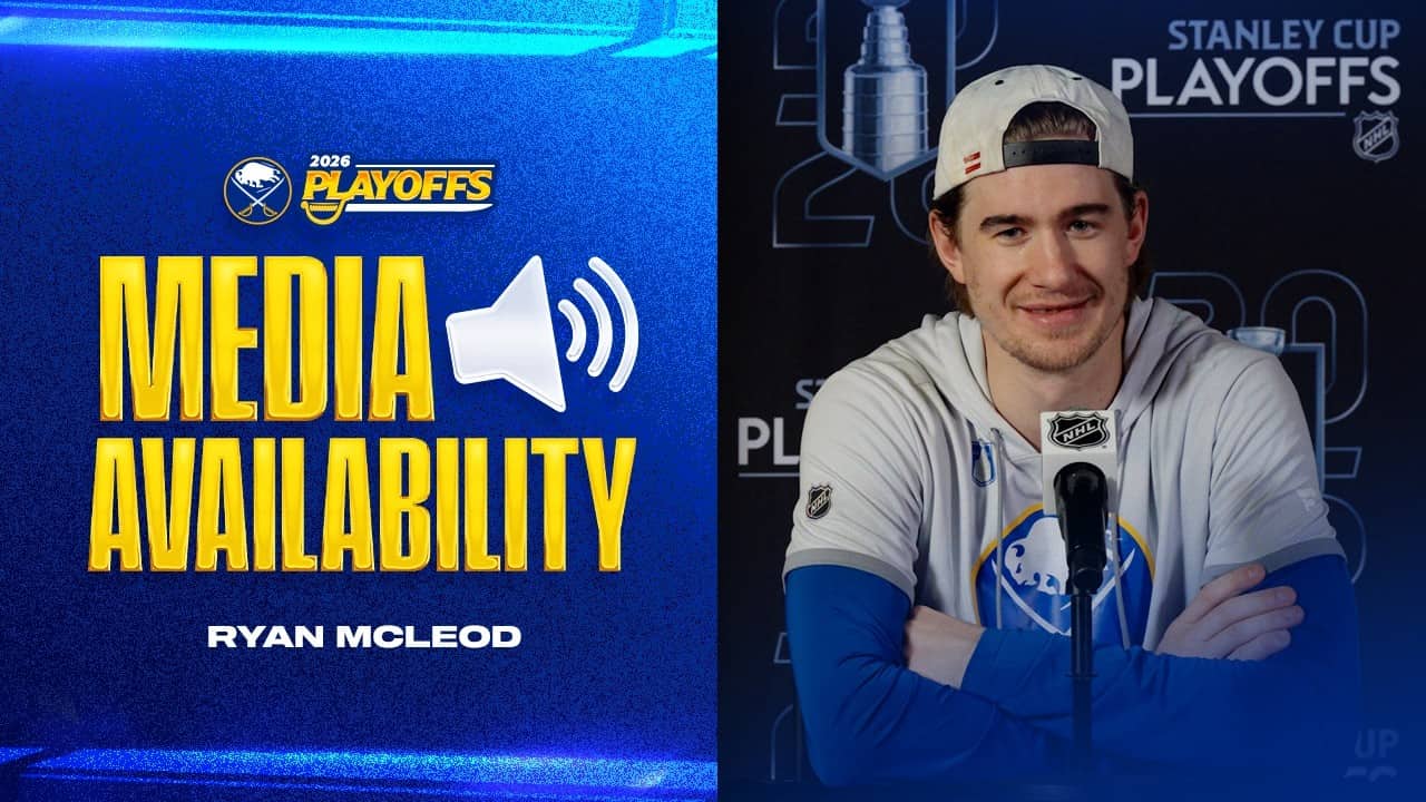“It’ll Be An Exciting Series” | Ryan McLeod Ahead Of Round 2 Matchup With Montreal | Buffalo Sabres