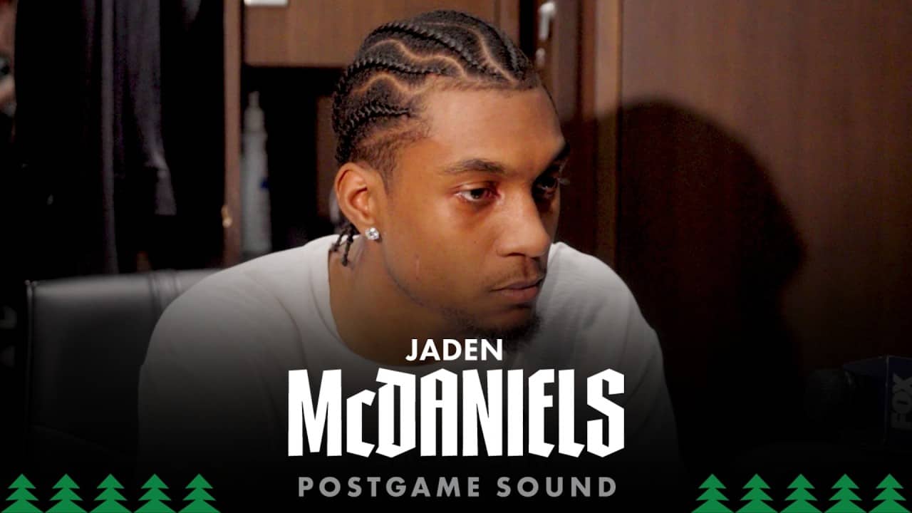“Anyone Can Start On Our Team.” | Jaden McDaniels Postgame Sound | 04.25.26
