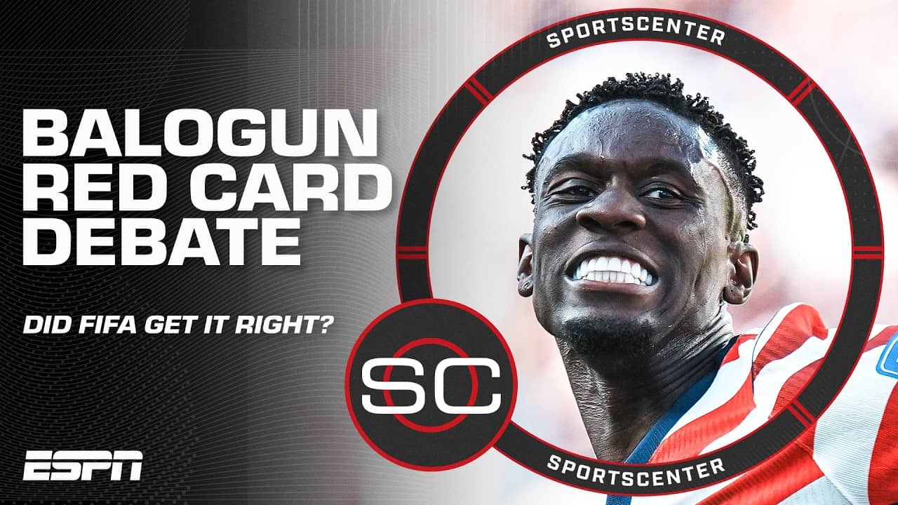The latest on FIFA suspending Folarin Balogun’s red card and Belgium’s appeal | SportsCenter