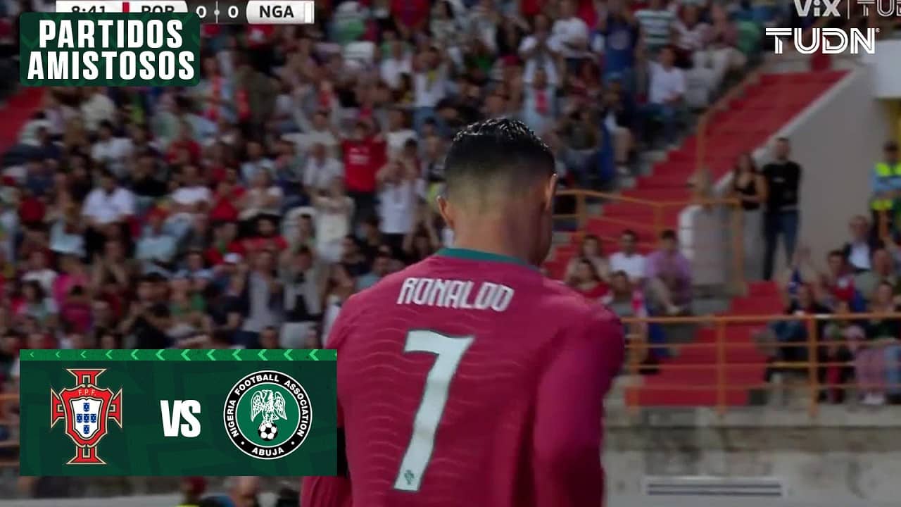 ¡TREMENDA FALLA DE RONALDO! | Portugal 0-0 Nigeria | Amistoso -Rumbo al Mundial 2026 | TUDN