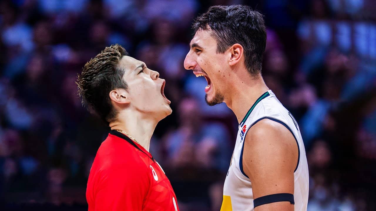 Yuji Nishida vs Alessandro Michieletto | Dramatic Volleyball Match Between Japan and Italy !!!
