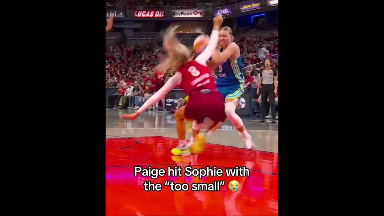 Paige Bueckers hit Sophie Cunningham with the 'too small' 😅